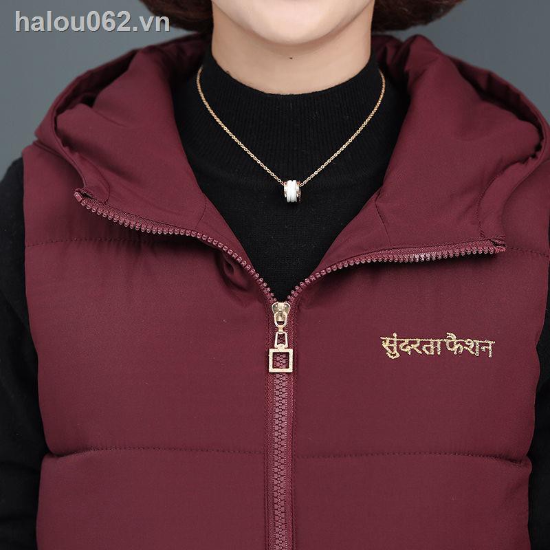 Áo Khoác Phao Không Tay Thời Trang Nữ Trung Niên | BigBuy360 - bigbuy360.vn