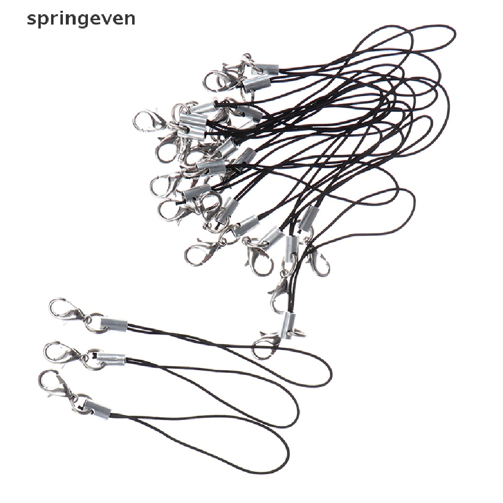 Bộ 10 Dây Móc Khóa Cho Ổ Đĩa flash USB Đen