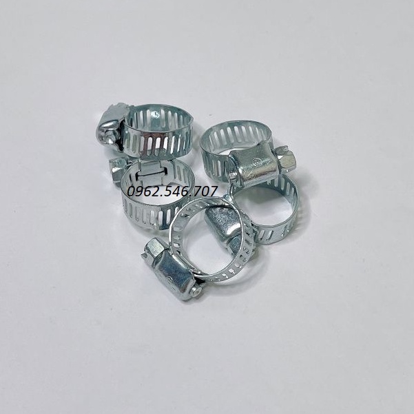 Đai siết quai nhê inox - đai xiết cổ dê inox độ xiết từ 10-16mm