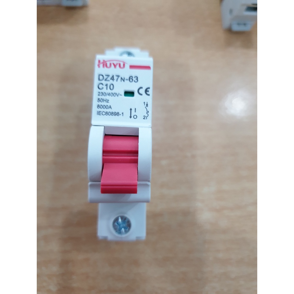 Áp tô mát dz47 1P 6A, 10A, 16A, 20A, 25A, 32A, 40A, 50A, 63A