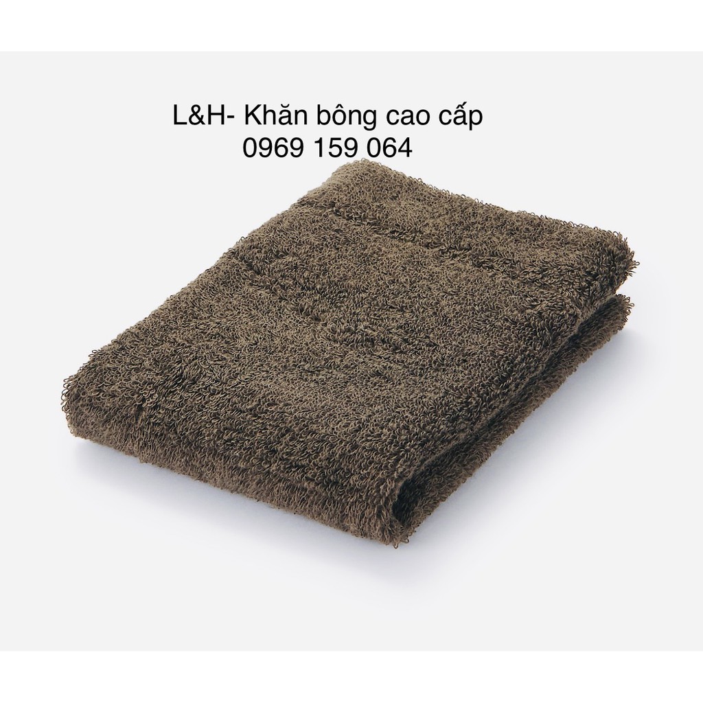 Khăn mặt xuất nhật Muji Organic, KT 34x35cm