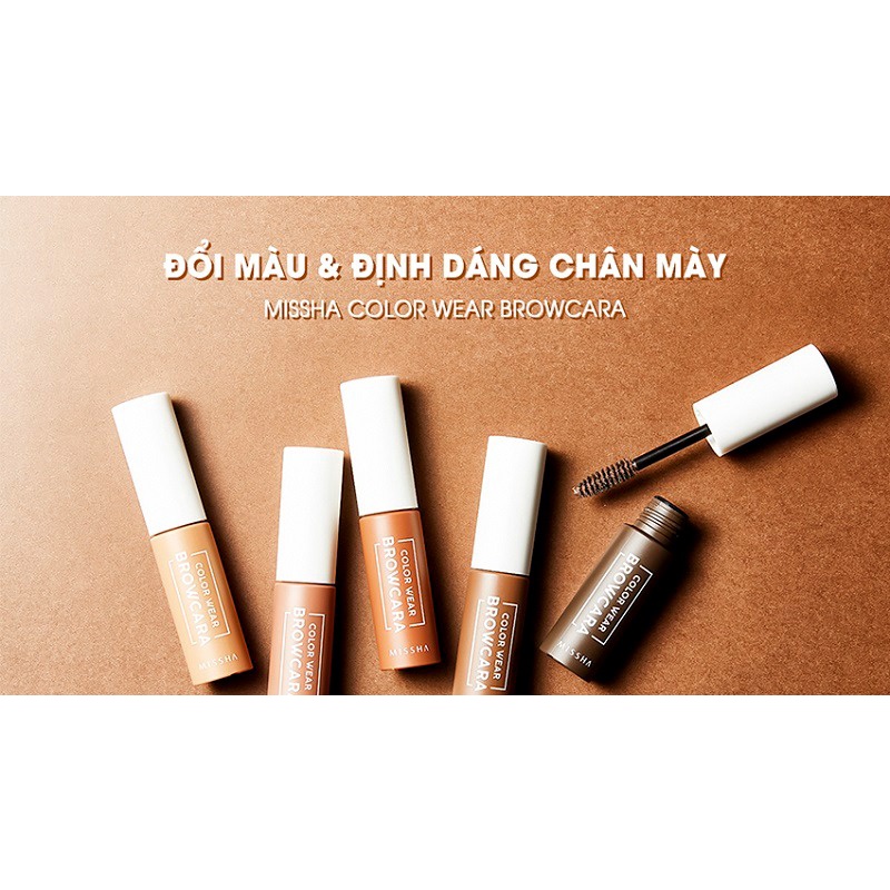 Mascara chân mày MISSHA Color Wear Browcara