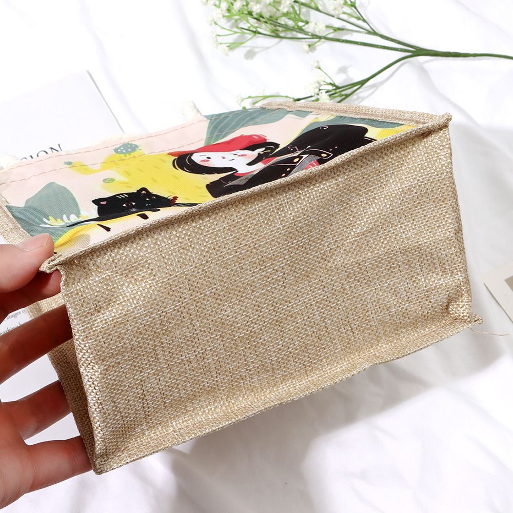 Túi vải họa tiết phong cách dân tộc trẻ trung cho nữ