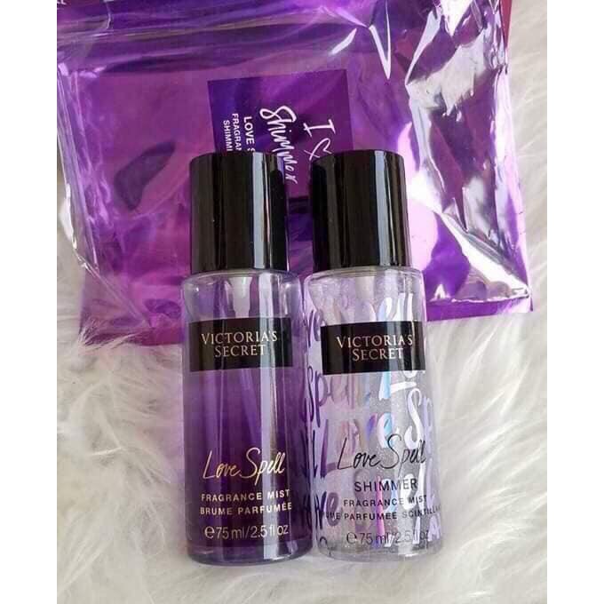 Set 2 Xịt thơm body Victoria’s Secret I Love Shimmer Gift Set | BigBuy360 - bigbuy360.vn