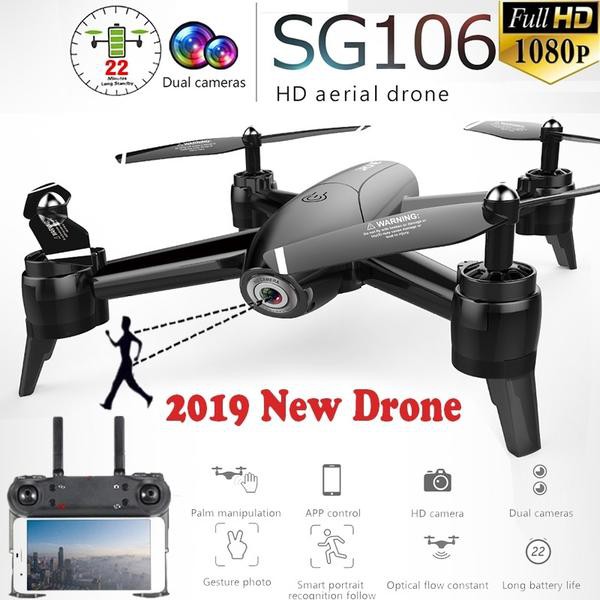 [Mã ELCA2TR giảm đến 2TR]Flycam Drone SG106 Camera kép full HD 1080p, Siêu công nghệ - Siêu hạt rẻ