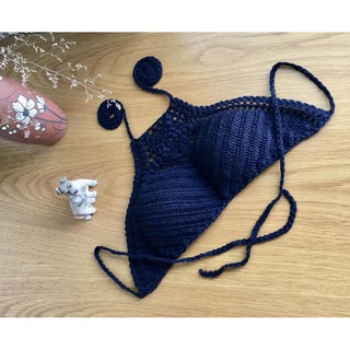 Áo bikini len móc
