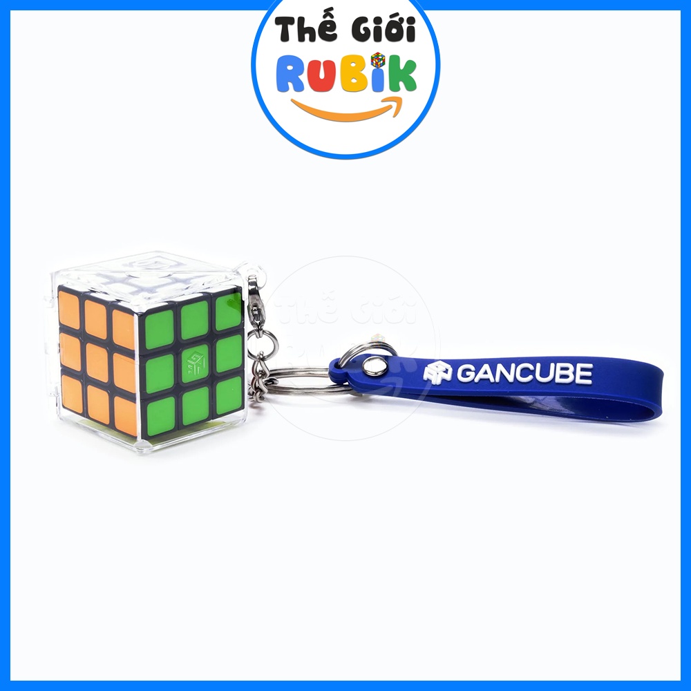 Móc Khóa Rubik GAN 328 KEYCHAIN CUBE Mini 3x3 Cao Cấp. Treo Khóa Xin Sò Đẳng Cấp Vip Pro - Thế Giới Rubik