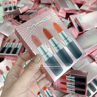 Set Son MAC Sleigh All Day Lipstick Trio