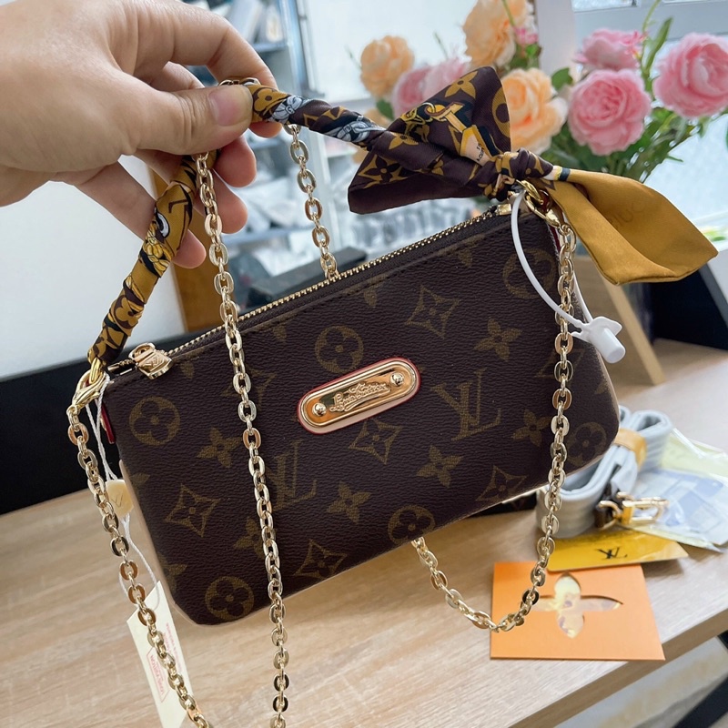 L V Mini Kẹp Nách Có Kèm Dây Đeo Chéo