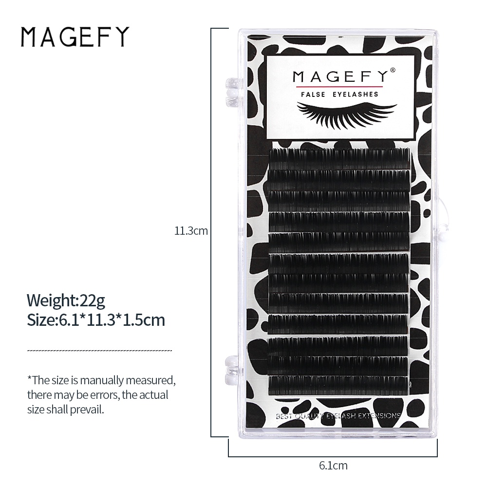 [Hàng mới về] Bộ lông mi giả dài 0.15 10mm bằng sợi tổng hợp tiện lợi