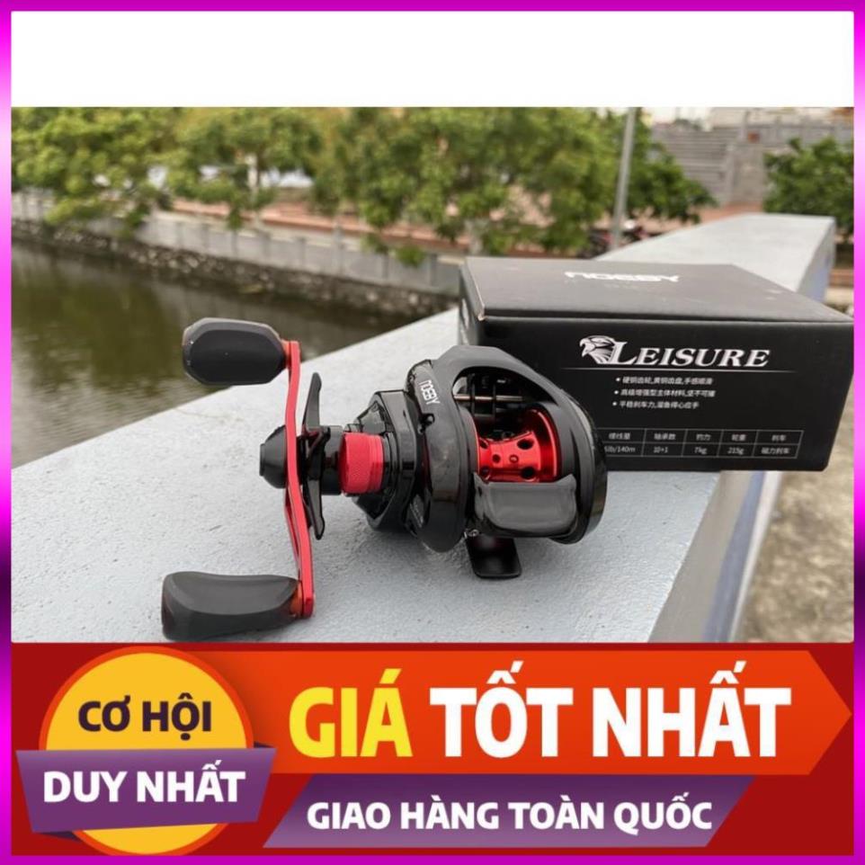 [Xả Kho 3 Ngày] Máy Câu Cá Noeby Leisure  K7_ Hàng Chính Hãng_Máy Ngang Câu Lure