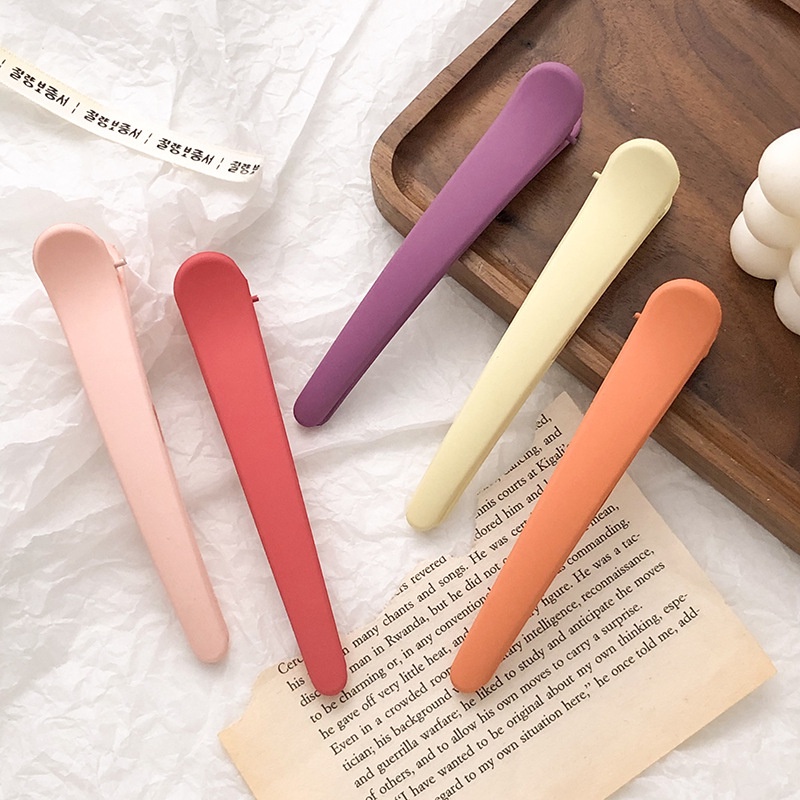 Kẹp Tóc Acrylic Màu Sắc Ngọt Ngào Xinh Xắn Dành Cho Nữ