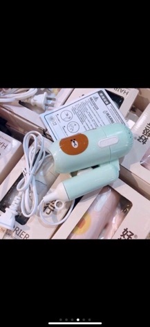 Sấy tóc mini gấp gọn hình thú 450w