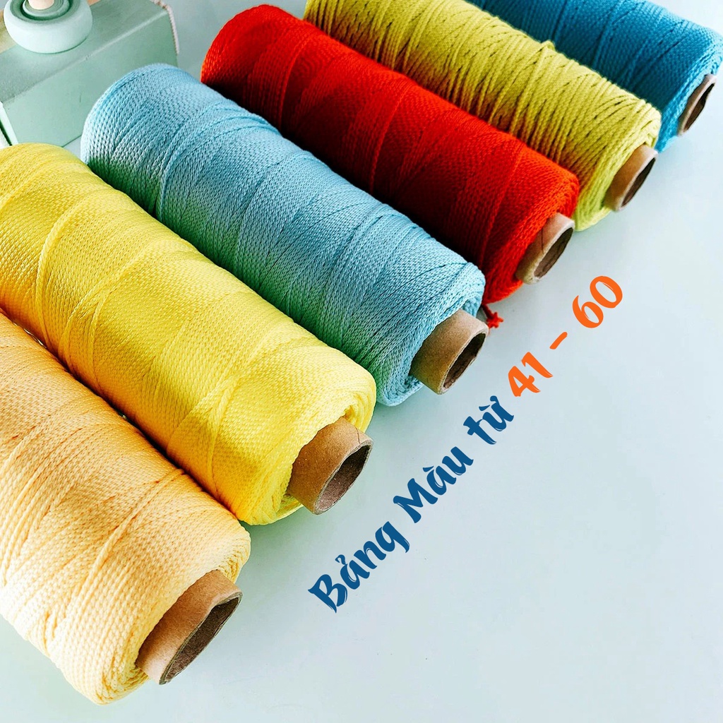 Sợi Dệt Trơn 2 mm (Mã 41 - 68)