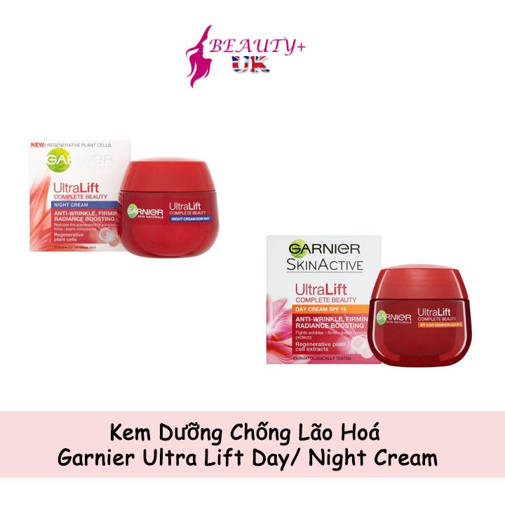 Kem Dưỡng Chống Lão Hoá Garnier Ultra Lift Day/ Night Cream