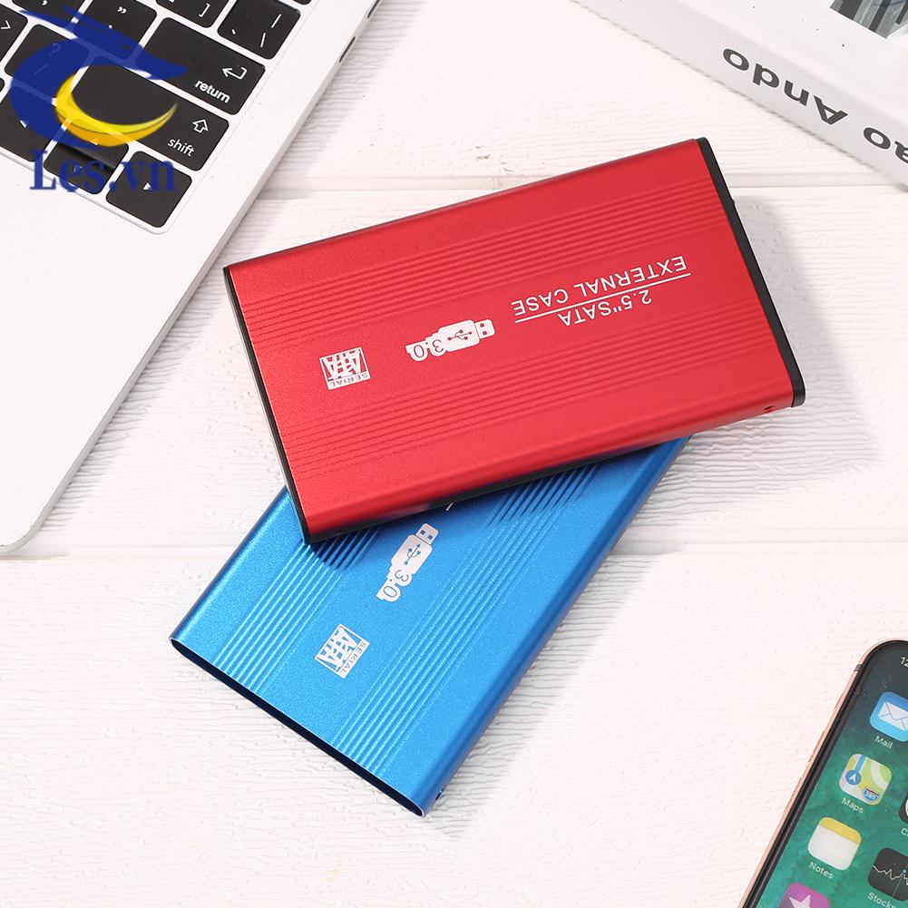 Vỏ Ổ Cứng Ngoài Bằng Hợp Kim Nhôm 2.5 inch HDD SSD Box USB SATA3.0