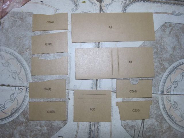 Rập ví nam mẫu làm da thủ công