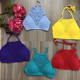 Bikini len móc nh màu 