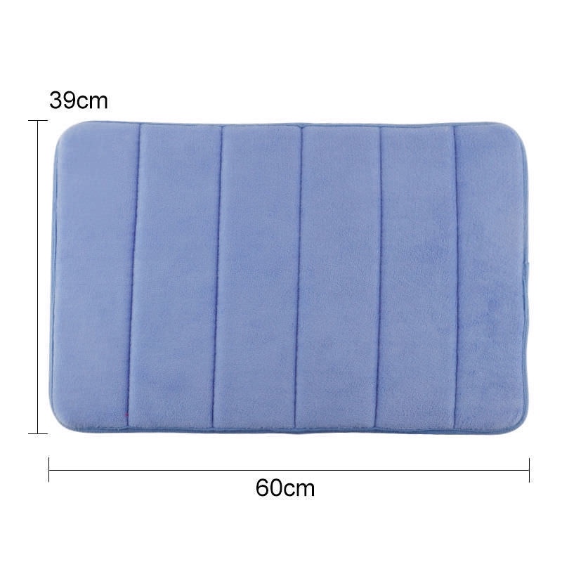 1 thảm chùi chân chống trượt mềm mại dùng cho nhà tắm