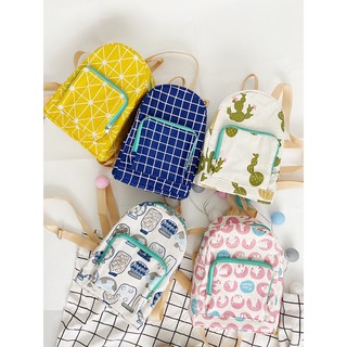 [Hình chụp thật] Balo mini vải bố hoạ tiết siêu cưng