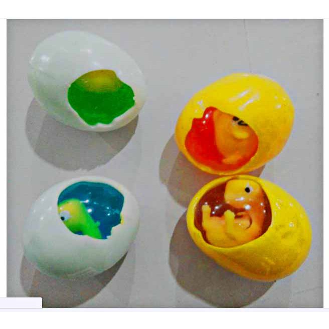 Gudetama squishy trứng bóp trút giận 2 lớp khủng long