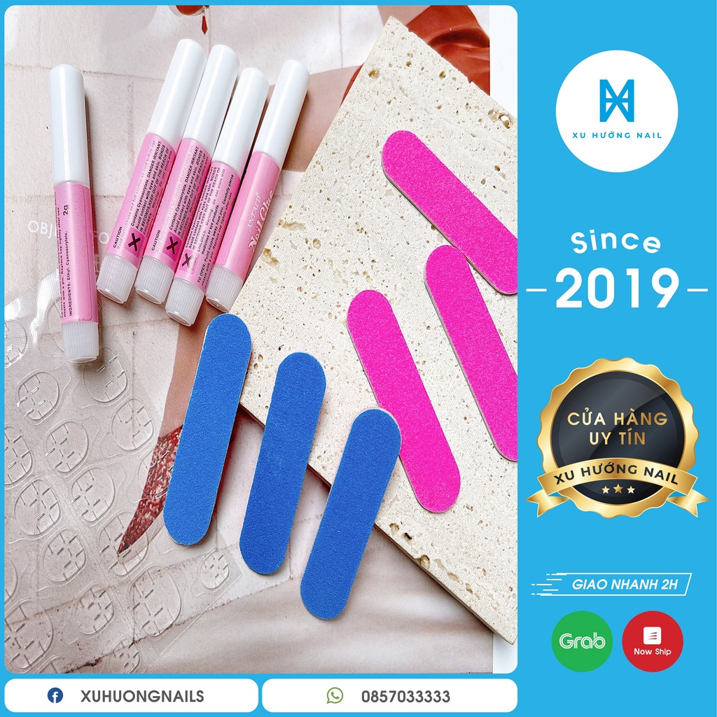 Keo, dũa làm nail box