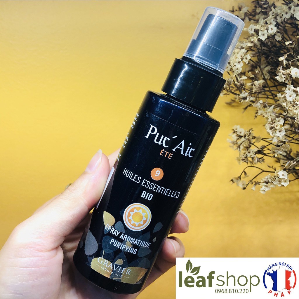 Tinh dầu Hữu Cơ dạng xịt Pur' Air Gravier 100ml