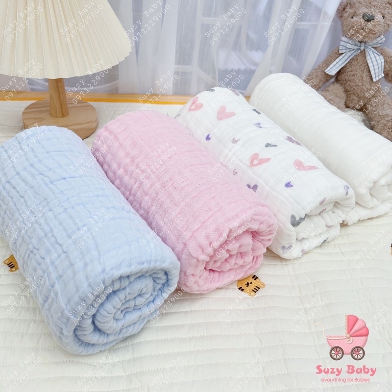 Khăn Tắm Muslin 6 Lớp  NOUS (Kích thước 110x110cm)