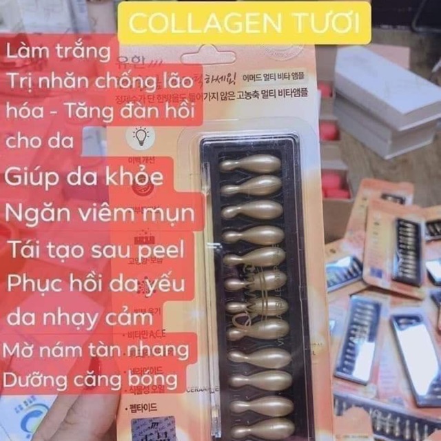 Viên ủ collagen tươi