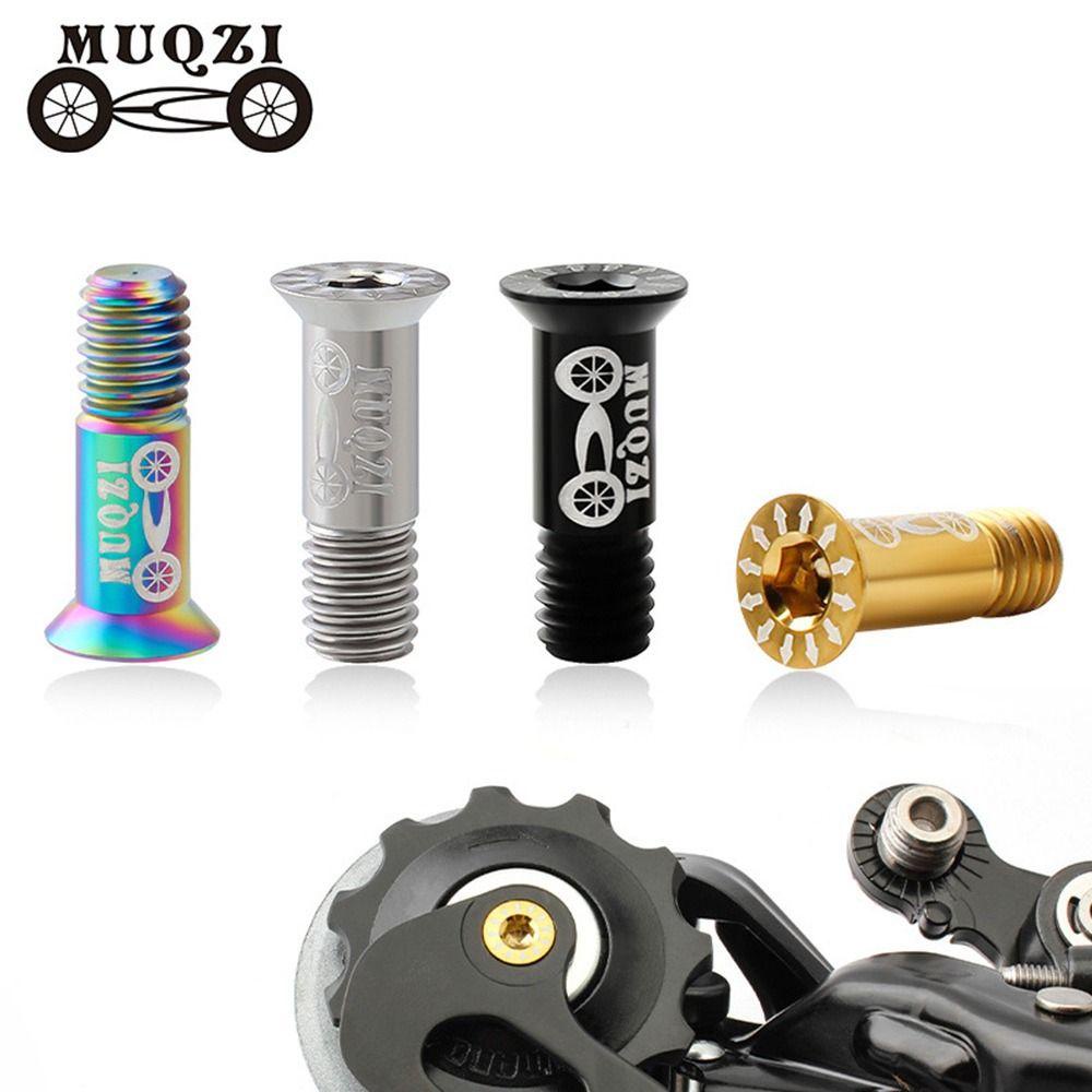CACTU Bộ 2 Ốc Vít M5 Bằng Hợp Kim Titan Gắn Bánh Xe Đạp Leo Núi