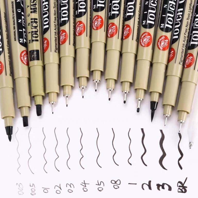 Bút line đi nét, bút phác thảo - vẽ kỹ thuật kháng nước