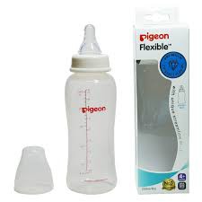 Bình sữa Pigeon PP Streamline 150ml / 250ml cổ hẹp (NEW)