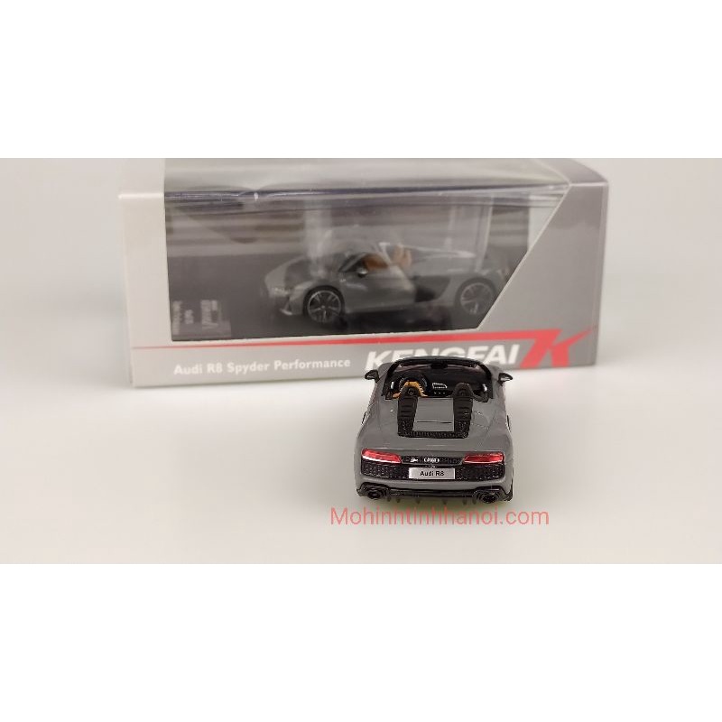 Mô hình ô tô Audi R8 spider performance 1/64 Kengfai