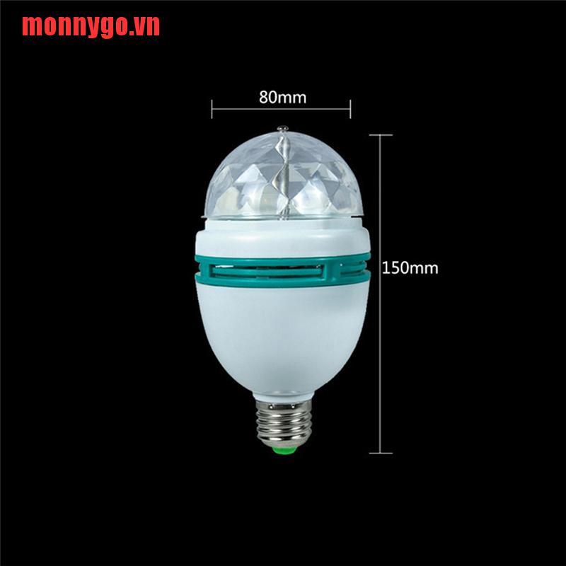 Bóng Đèn Led Xoay Nhiều Màu 3w E27