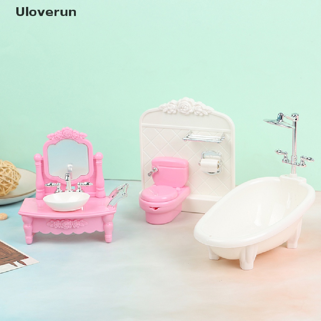 Mô Hình Bồn Cầu Xinh Xắn Cho Búp Bê