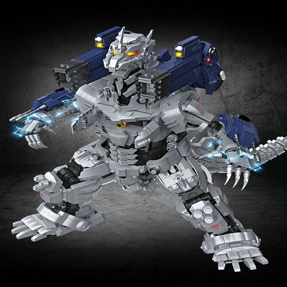 Đồ chơi Lắp ráp MOC Coss Monster 991 Mechanical Godzillaed Rồng máy cơ khí