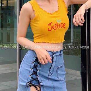 ÁO CROPTOP JUSTICE THUN GAN 💖💖