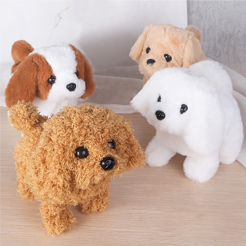 Đồ Chơi Chú Chó Nhồi Bông Chạy Điện Đáng Yêu Cho Trẻ Em