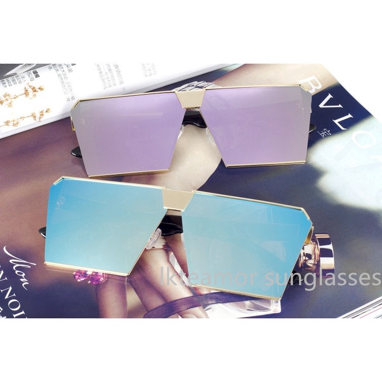 Kính mát thời trang khung vuông cỡ lớn cho nữ