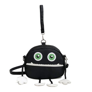 Túi đeo chéo mini vải dù Nữ hình monster xinh xắn nhỏ gọn - phuishop