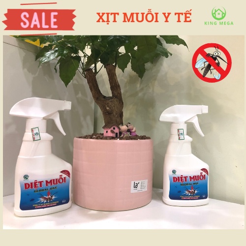 Thuốc phun muỗi y tế - diệt muỗi sinh học Global One - Diệt nhanh - An toàn 100% - Phòng chống sốt xuất huyết và bệnh