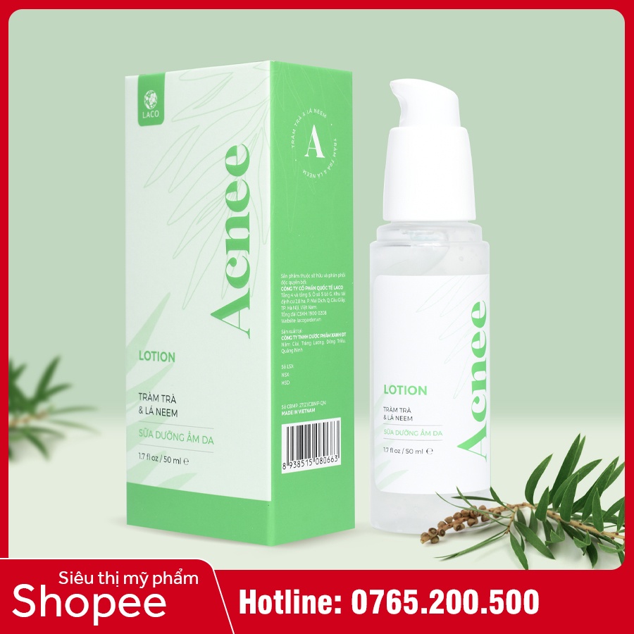 Acnee Lotion - Sữa Dưỡng Ẩm Cho Da Mụn Laco Lotion Acnee, làm dịu các vùng da nhạy cảm dưỡng ẩm cho da dầu | BigBuy360 - bigbuy360.vn