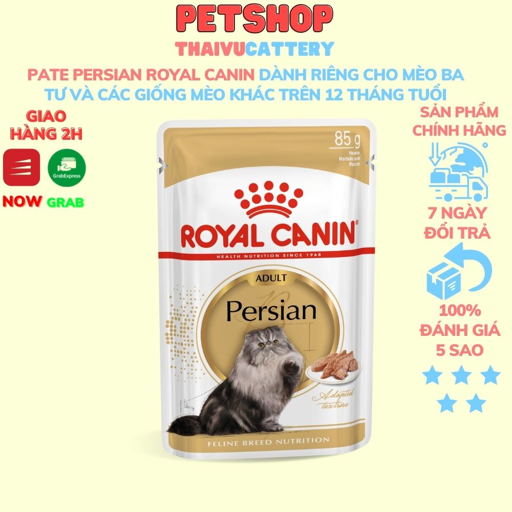 Pate Royal Canin Persian chuyên dành cho mèo Ba Tư 85g bổ sung dinh dưỡng