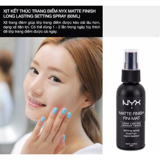 Xịt khoáng nyx