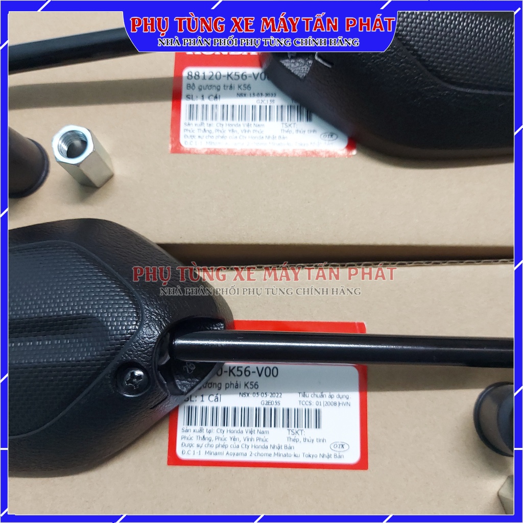 Cặp Kính Zin Xe Máy Winner v1 v2 v3 / Winner X  Chính Hãng Honda