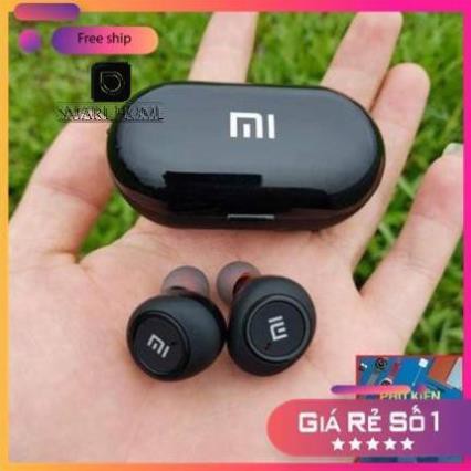 [ BÁN RẺ NHẤT SHOPEE ] Tai Nghe Bluetooth AirDots Redmi2 Đen,Công Nghệ 5.0,Bass tress nghe cực đỉnh,pin cực trâu