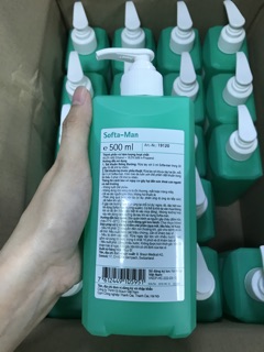 NƯỚC RỬA TAY KHÔ  SOFTA-MAN 500ml