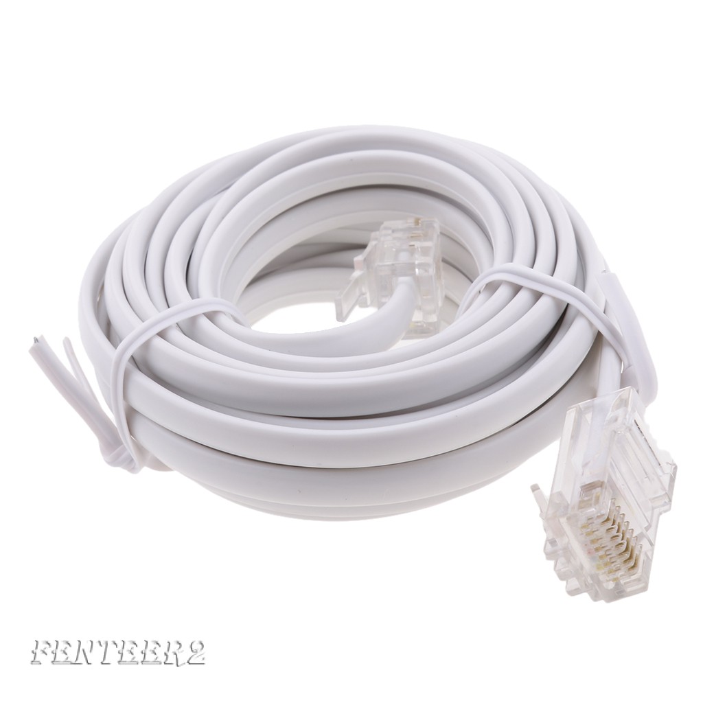 (Fenteer2 3c) Rj11 Sang Rj45 Modem Cable Connector Router To Adsl | BigBuy360 - bigbuy360.vn