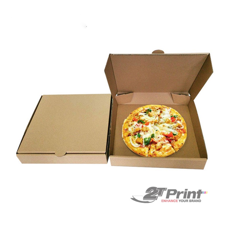 Hộp pizza 2 mặt nâu đầy đủ các size 16, 19, 20,23,25,27,31, cứng cáp chất lượng, không mùi