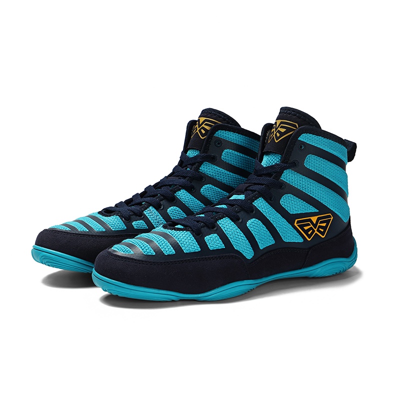 Giày Sneaker Tập Boxing Phối Lưới Thoáng Khí Trọng Lượng Nhẹ Cho Nam